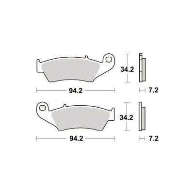 Brzdové destičky pro Aprilia – Beta – Cannondale – Gas Gas – HM Moto – Honda – Kawasaki – Suzuki – Yamaha S1098N
